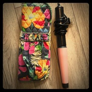 Vera Bradley hot tool holder & curling wand